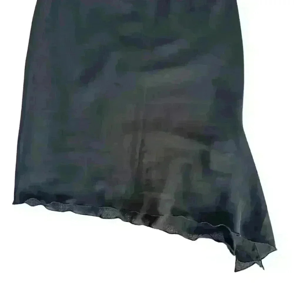 Black Asymmetrical  Skirt - Picture 4 of 5
